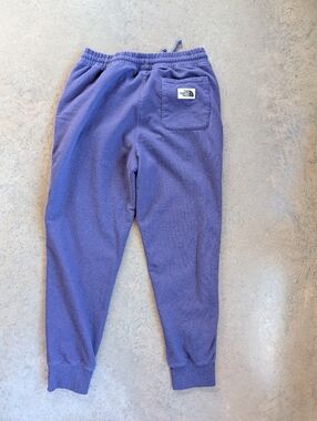 The North Face Cotton Fleece Jogger Pants Men's Medium Purple Blue